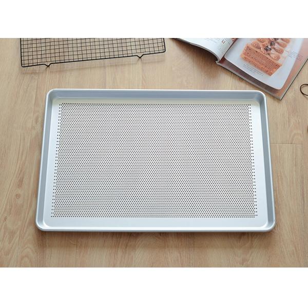 Perforated 2mm 3mm Polished Dry 30*40cm Aluminum Baking Tray
