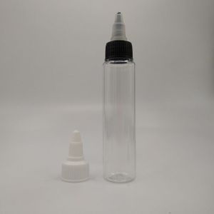 Dropper Bottles PET Plastic Transparent Squeeze Bottle with Screw Cap Sealing