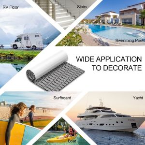 Yacht Boat Decking Faux Teak Sheet Marine Mat made of EVA Foam with 6mm
