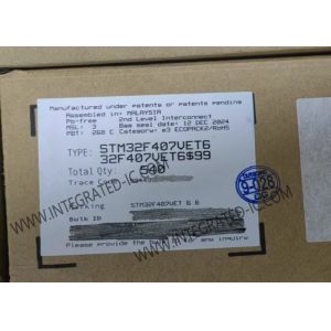 China 512Kbytes Integrated Circuit Chip STM32F407VET6 168MHz Arm Cortex M4 Core 100LQFP on sale China 512Kbytes Integrated Circuit Chip STM32F407VET6 168MHz Arm Cortex M4 Core 100LQFP on sale
