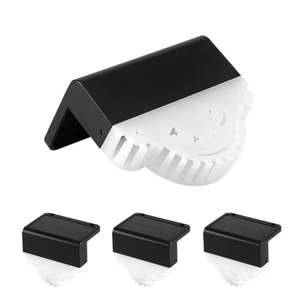 Quality Mini IP65 Waterproof Fence LED Light RGB Outside Solar Powered for sale