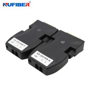 2 core Fiber LC To DVI Optical Extender For 4K Video Transmission Receiver DVI to Fiber Extender