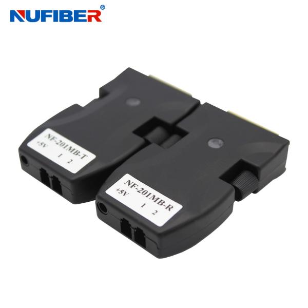 Quality 2 core Fiber LC To DVI Optical Extender For 4K Video Transmission Receiver DVI to Fiber Extender for sale