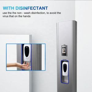 Hand Sanitizer Dispenser Floorstand Walk Through Temperature Scanner