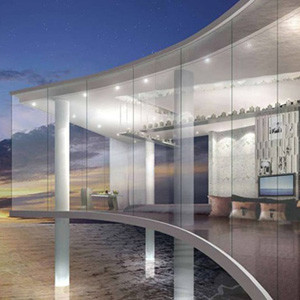 Quality Less Cleaning Self Cleaning Partition Wall Window Glass , Easy Cleaning for sale