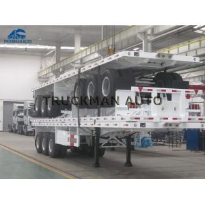 Heavy Duty Cargo Container Trailer Stronger Chassis Structure With Container