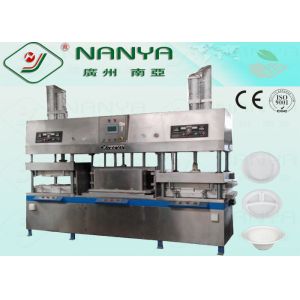 Disposable Sugarcane Tableware Paper Plate Making Machine Bagasse
