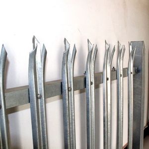 Decorative Steel Palisade Fencing Easy Installation Heavy Duty Anti Climb