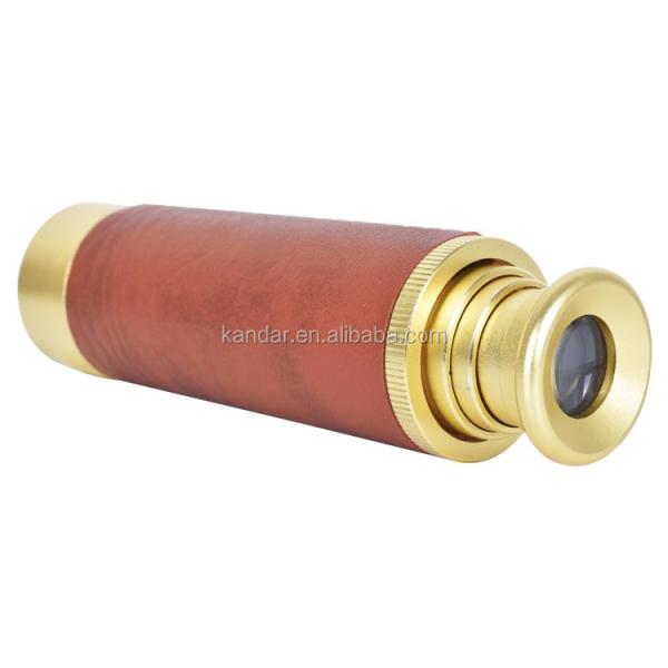 181g Monocular Nautical Handheld Brass Spyglass Expandable 26x32 Telescope for Optics