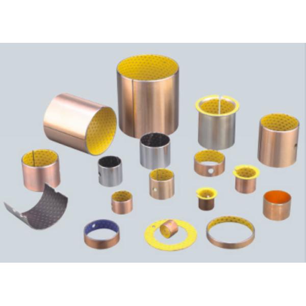 Yellow POM Boundary Lubricating Bearings DX Bushing , Sliding Bearing Self