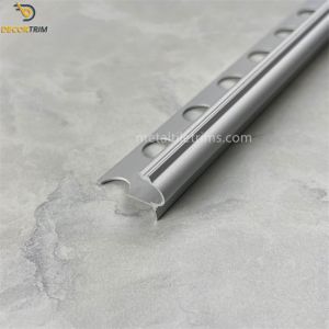 China Tile Edging Profile Anodizing Matt , Stair Nosing Tile Trim 2500mm on sale