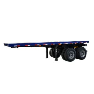 3 Axles Extendable Flatbed Container Semi Trailer for 40ft to 45ft OE NO.