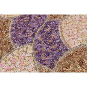 Embroidered Bridal Lace Fabric By The Yard Multipurpose Multipatterned