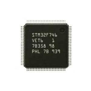 China 512KB FLASH Microcontrollers IC STM32F746VET6 216MHz Arm Cortex M7 MCU 100LQFP on sale China 512KB FLASH Microcontrollers IC STM32F746VET6 216MHz Arm Cortex M7 MCU 100LQFP on sale