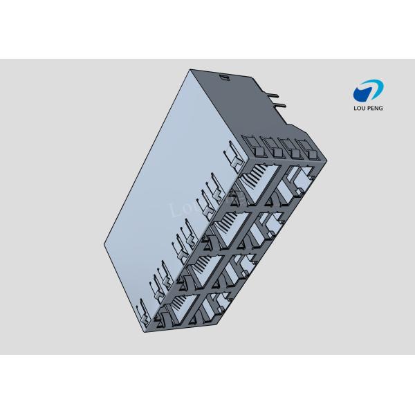 RJ45 Connectors, RJ45, Multiple Ports, Port Matrix Configuration 2 x 4, RJ Type