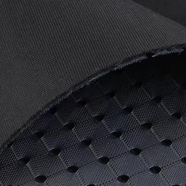 3mm 3d Spacer Fabric 50in To 60in Black Colored Yarn Breathable Mesh Material