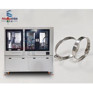 German Type Hose Clip Assembly Hydraulic Pipe Clamp Machine Worm Gear 1000 Pcs