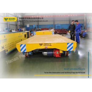 Explosion Proof Metallurgy Rail Guided Vehicle Trailer Adjustable Speed