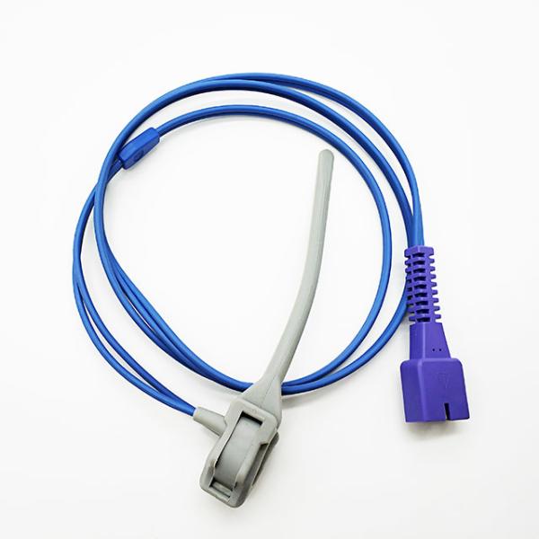 Quality Nellco Oxima Monitor SPO2 Sensor Neonate Silicone Wrap 1.1M 9 Pin,Blue for sale