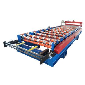 Trapezoid Roof Iron Sheet Making Machine Coil Inside Diameter 450-550mm Forming