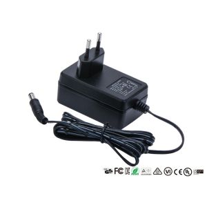 50hz - 60hz Universal Power Adapter 12V 2A 2000mA Two Round Pin EU Plug 24w Ac