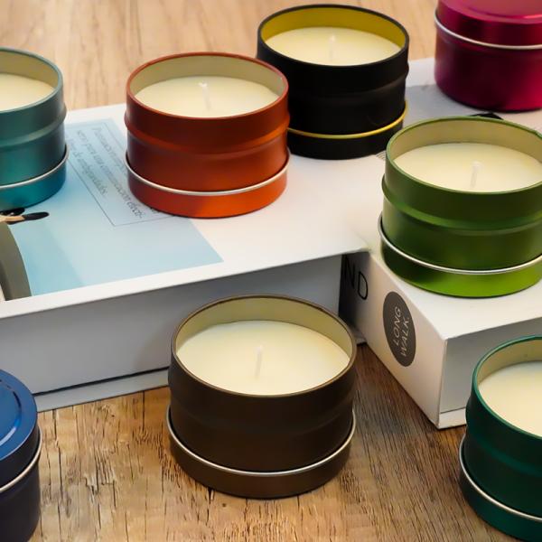 Aromatherapy Aroma Scented Candles With 15H Burning Time Handmade Soy Wax Candles