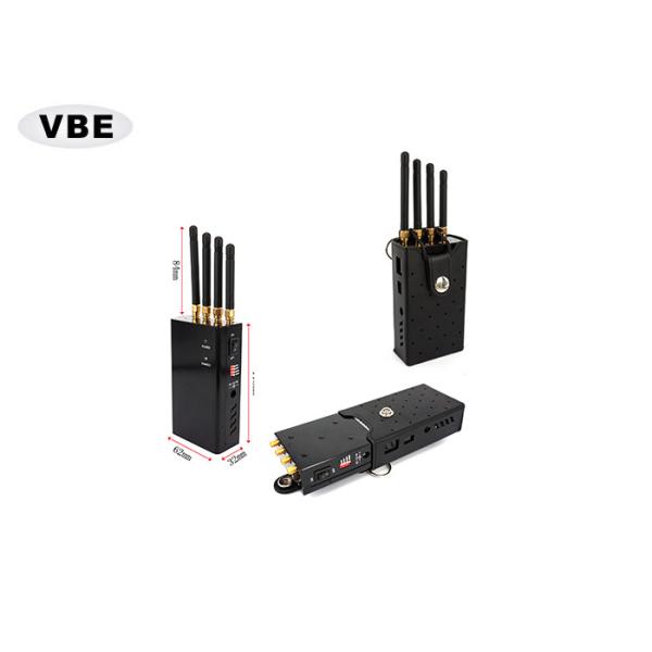 Quality Remote Control portable Handheld Signal Jammer 4 Bands 2500MHz for sale
