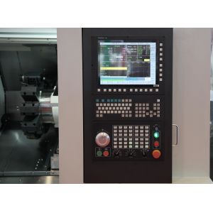 LK-200MSY Double Spindle CNC Lathe Turning And Milling Compound Machine Back