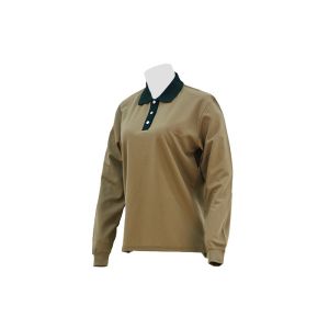 Anti Pilling Knitted Collar Custom Work Shirts Mechanic Uniform Comfortable