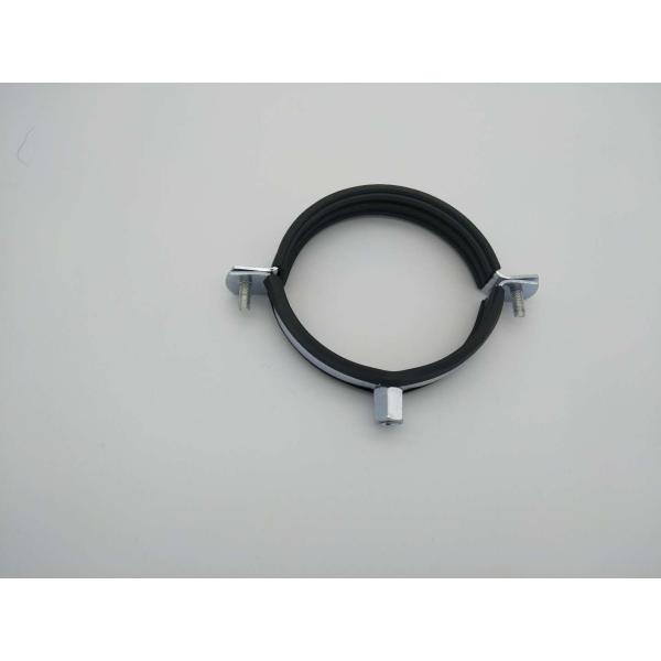 Quality Heavy Duty Pipe Clamp EMT Conduit And Fittings With Rubber Epdm Two Side Screws for sale