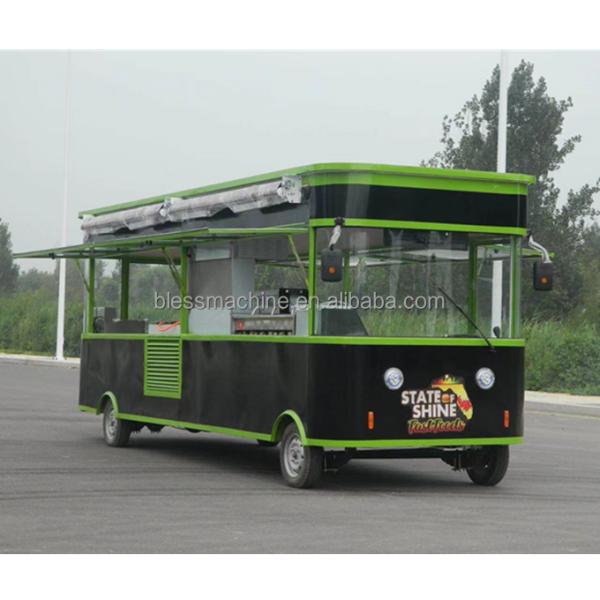 After Service Video technical support Super performance food truck with low investment