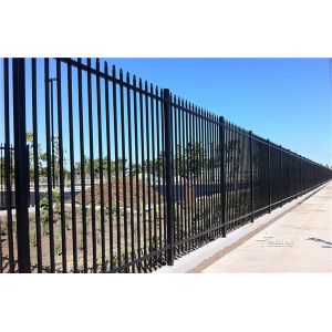 Wholesale Black Security 2.1m Height wrought iron/Steel Fence