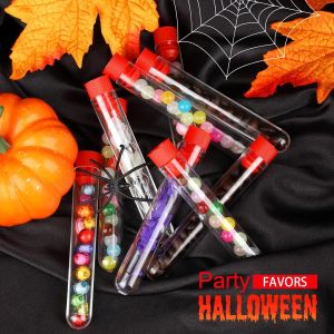 Clear Plastic Test Tubes With Caps And Holder Rack For Nurse Party Decorations