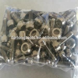 DIN Standard M7 x 24mm 6AL-4V Titanium Alloy Bolt for BBS Split Rim Wheels Best
