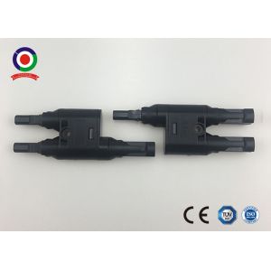 China CE Approved Solar Branch Connector Male And Female For 2.5 4 6mm2 DC Solar Cable on sale