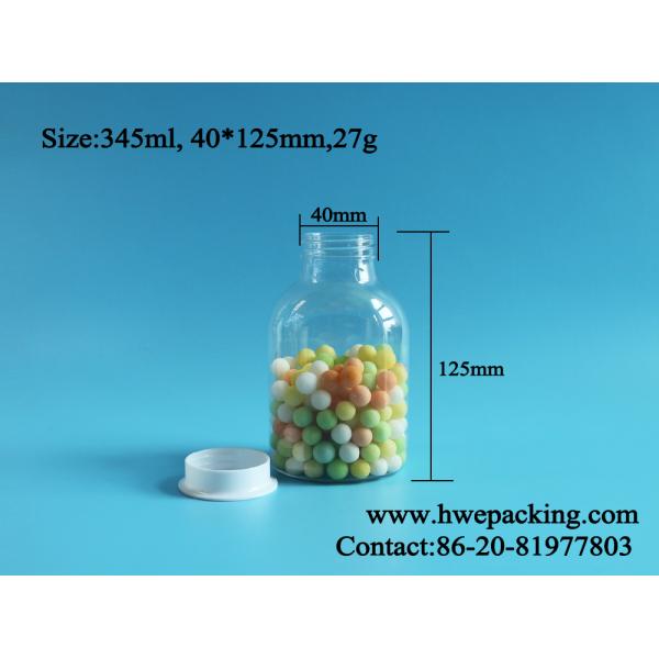 Sweets Baby Snacks Plastic Packaging Jar Round Small Mouth