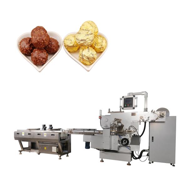 accuracy Multifunction Packaging Machines for Chocolate Wafer Ball Peanut
