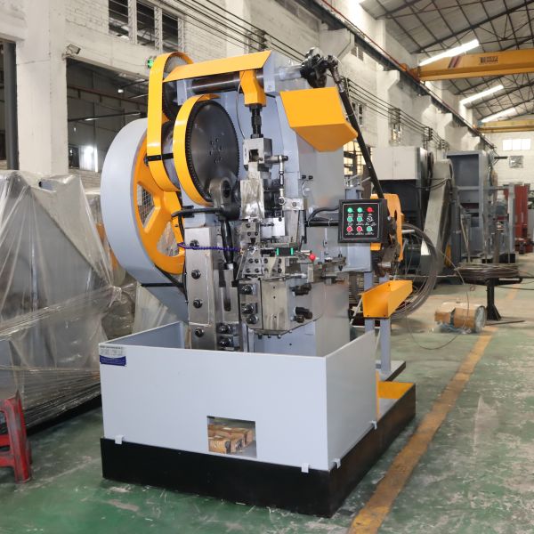 Automatic straightening cutting stamping thread forming machine front view