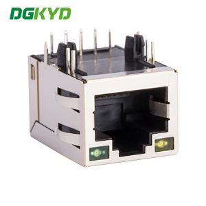 Modular Jack RJ45 Ethernet Connector With Lan Transformer PCB Mount RJ45 KRJ