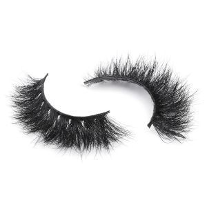 Super Thin Natural Mink Lashes , Natural Look 19mm Mink Lashes