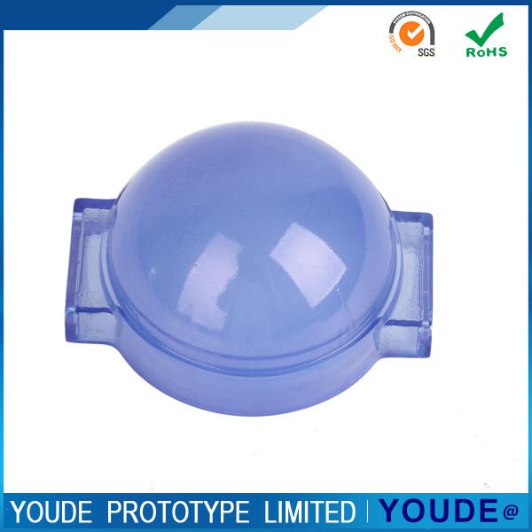 Quality Y2019041706 Rapid Prototyping Services CNC Acrylic Translucent Part in Violet for sale