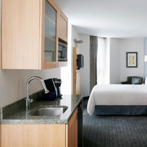 Wholesale Lacquer Small Kitchen Cabinets Solid Wood All In One Mini Kitchenette for Hotel Project from china suppliers