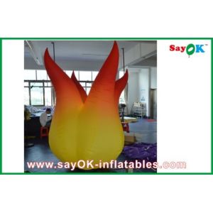 Wholesale Red / Yellow Inflatable Fire Inflatable Ligthting Fire For Advertising from china suppliers
