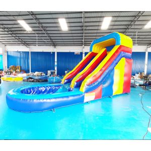 ODM Toddler Bouncy Castle Inflatable Water Slide With Pool