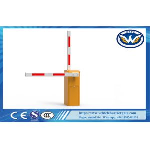 IP54 Access Control Vehicle Barrier Gate Heavy Duty Two Booms Parking Lot