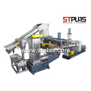 Wholesale Eco Friendly Plastic Recycling Pellet Machine With Single Screw Extruder from china suppliers