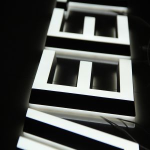 Wholesale High Quality Acrylic Front And Back Lighting Outdoor Luminous