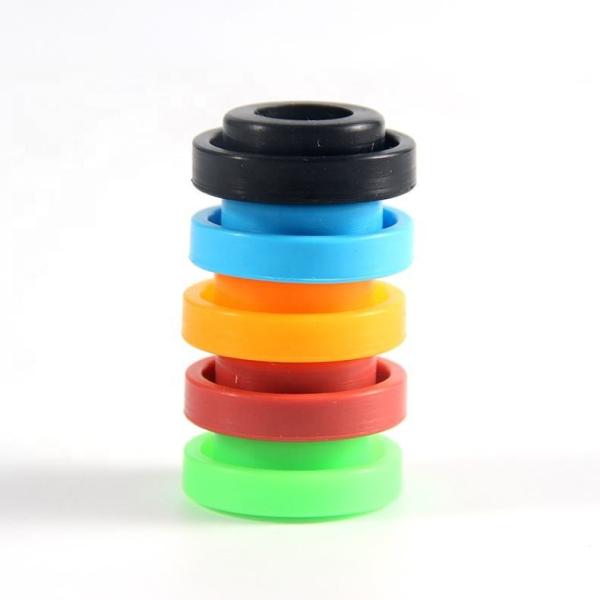 Custom Round Silicone Rubber Grommet Excellent Electrical Properties Abrasion