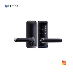 Smart Door Lock with Biometric Fingerprint 200 Capacity MF1 Card Support for 35