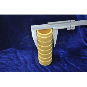 China Yellow Machining Customized 99 Alumina Ceramic Parts For Industries on sale